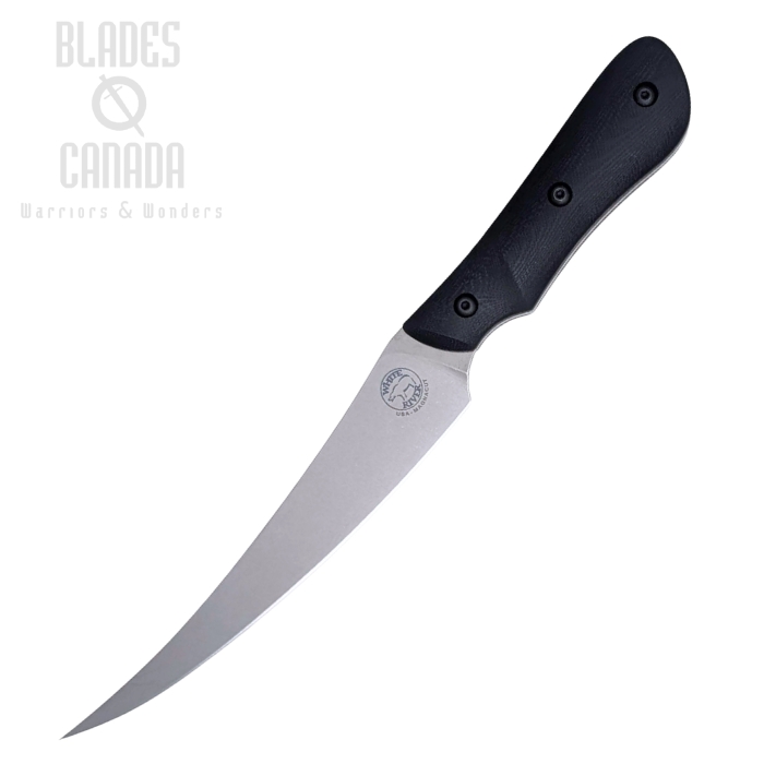 White River Smith & Sons Boning Knife, CPM Magnacut 5.7", G10 Black, WRSS-BON-GBL (image for) White River Smith & Sons Boning Knife, CPM Magnacut 5.7", G10 Black, WRSS-BON-GBL
